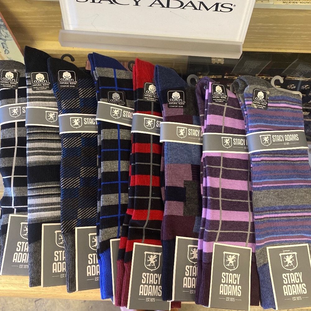 8-pk Stacy Adams Pattern Socks